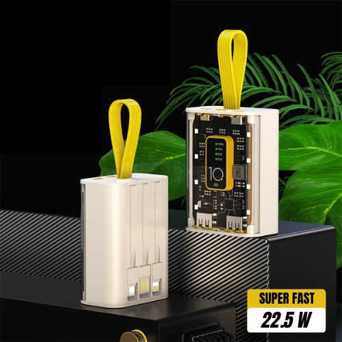 22.5W Fast Charging Power Bank with Digital Display