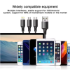 3-in-1 Nylon Charging Cable for All Devices