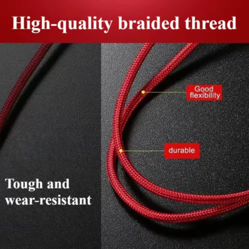 3-in-1 Nylon Charging Cable for All Devices