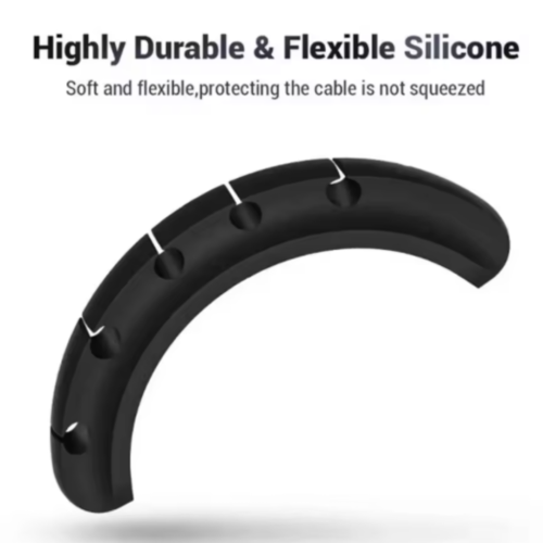 3-Pack Adhesive Cable Clips for Desk & Wall