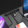 3-Pack Adhesive Cable Clips for Desk & Wall