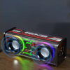 V8 Transparent Mecha RGB Bluetooth Speaker