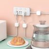 Magnetic cable organizer clip for desk Adjustable Cable Clip