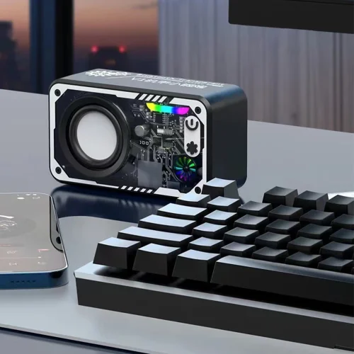 V1 Mini Bluetooth Speaker with Phone Stand